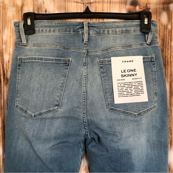 NWT FRAME Denim Le One Skinny Jeans - Picture 10 of 14